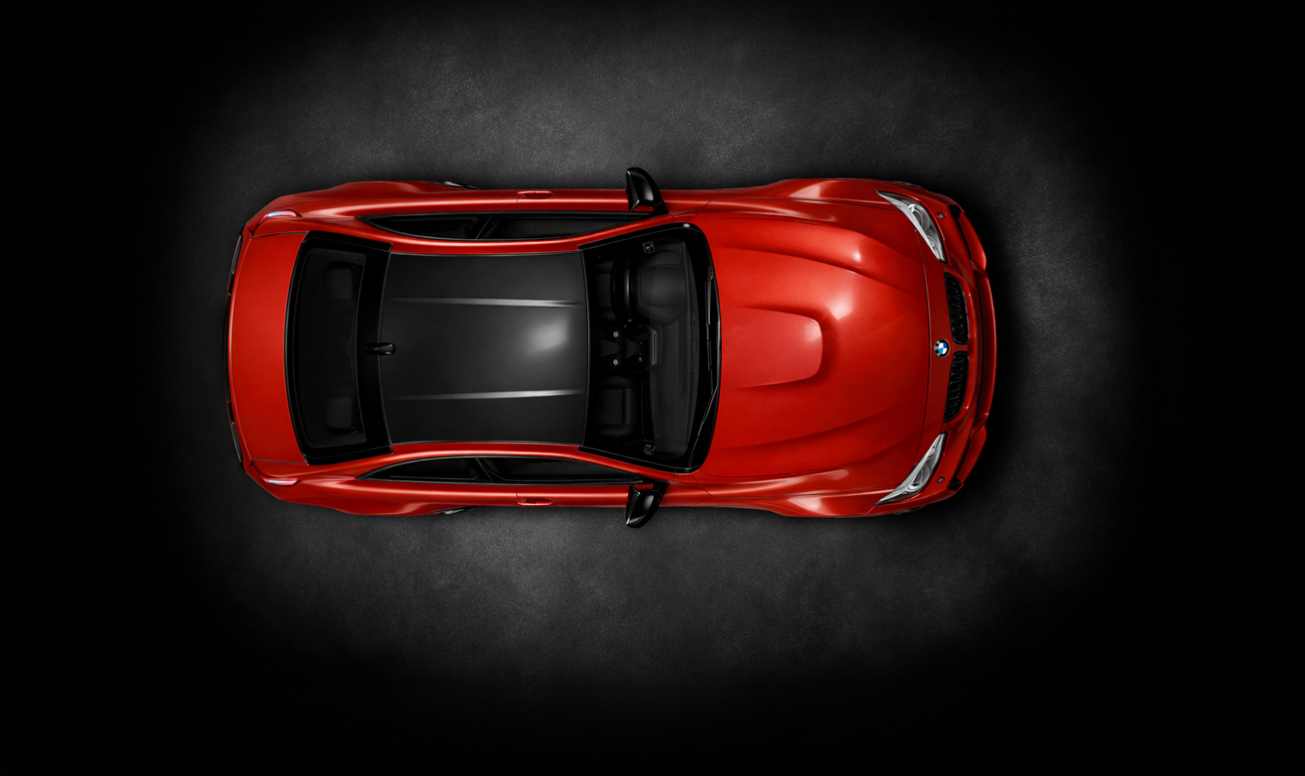 BMW — top view